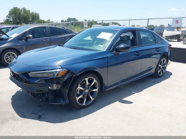 45791366 :رقم المزاد ، 2HGFE4F82SH343960 vin ، 2025 Honda Civic Hybrid Sport/sport Touring مزاد بيع