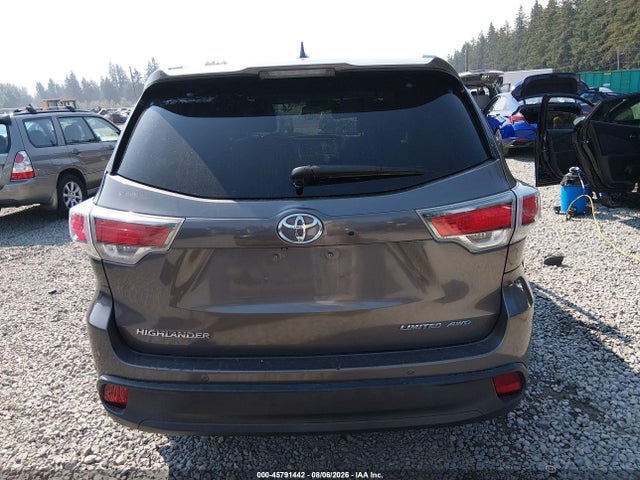 Toyota Highlander Limited V6 2014 5TDDKRFH3ES008319 Image 16