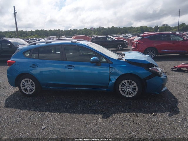2018 Subaru Impreza 2.0i Premium მანქანა იყიდება აუქციონზე, vin: 4S3GTAB62J3719313, აუქციონის ნომერი: 45791608