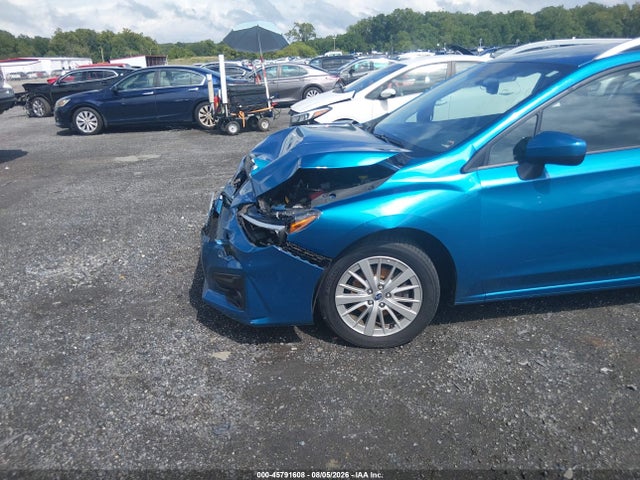 2018 Subaru Impreza 2.0i Premium მანქანა იყიდება აუქციონზე, vin: 4S3GTAB62J3719313, აუქციონის ნომერი: 45791608