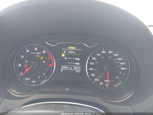 45791748 :رقم المزاد ، WAUC7GFF1G1059184 vin ، 2016 Audi A3 1.8t Premium مزاد بيع
