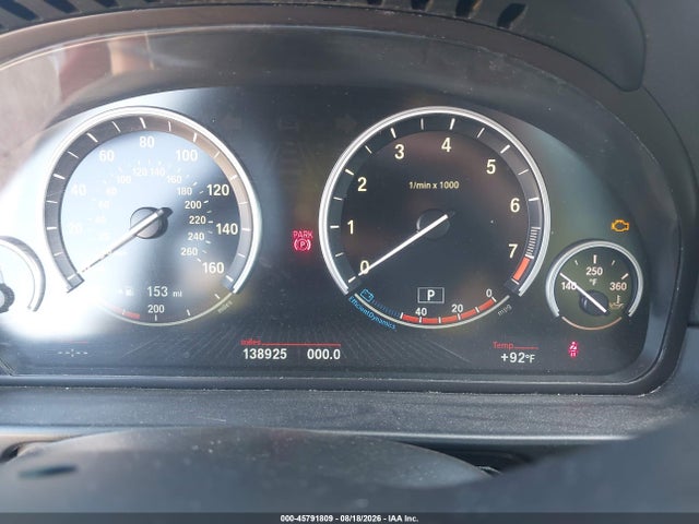 2014 Bmw 550i მანქანა იყიდება აუქციონზე, vin: WBAKN9C56ED000541, აუქციონის ნომერი: 45791809