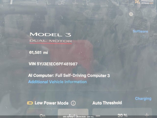 Tesla Model 3 Performance Dual Motor All-wheel Drive 2023 5YJ3E1EC6PF481987 Image 15