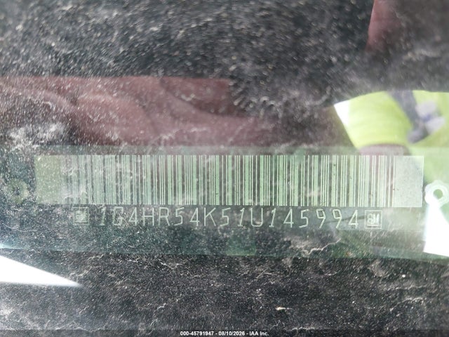 45791947 :رقم المزاد ، 1G4HR54K51U145994 vin ، 2001 Buick Lesabre Limited مزاد بيع