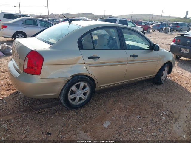 45792021 :رقم المزاد ، KMHCN46C96U037570 vin ، 2006 Hyundai Accent Gls مزاد بيع