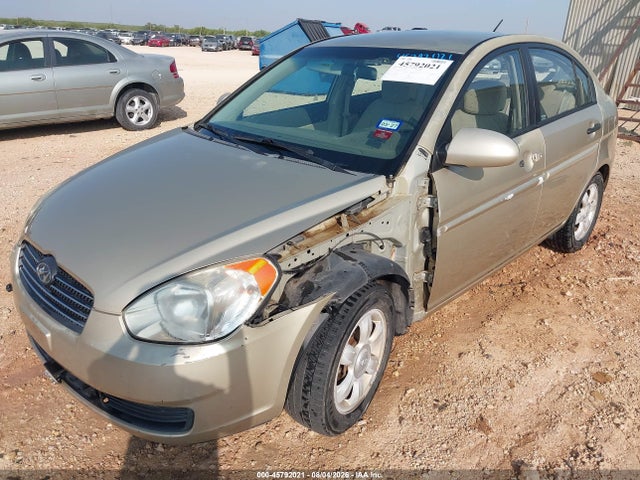 45792021 :رقم المزاد ، KMHCN46C96U037570 vin ، 2006 Hyundai Accent Gls مزاد بيع