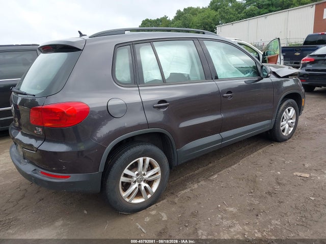 2016 Volkswagen Tiguan S მანქანა იყიდება აუქციონზე, vin: WVGBV7AX5GW578371, აუქციონის ნომერი: 45792081
