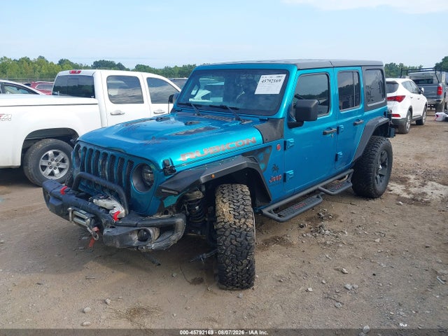 45792169 :رقم المزاد ، 1C4HJXFG7KW644432 vin ، 2019 Jeep Wrangler Unlimited Rubicon 4x4 مزاد بيع