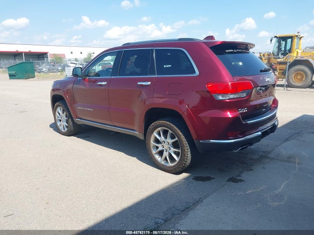 Aukcja sprzedaży 2016 Jeep Grand Cherokee Summit, vin: 1C4RJFJG8GC324437, numer aukcji: 45792170