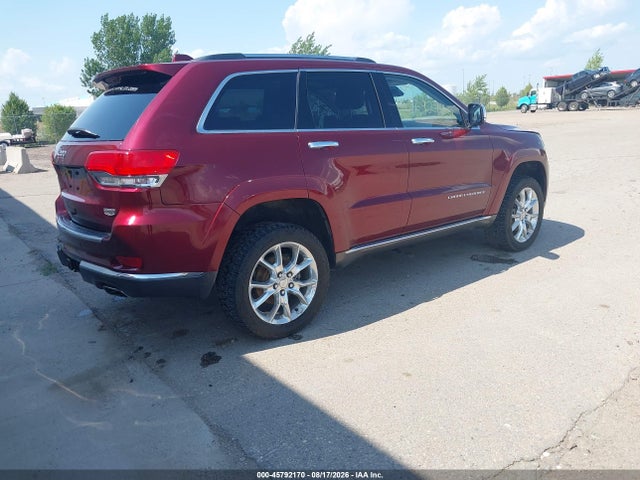 Aukcja sprzedaży 2016 Jeep Grand Cherokee Summit, vin: 1C4RJFJG8GC324437, numer aukcji: 45792170