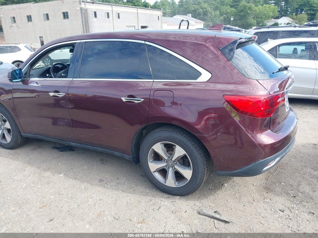 2014 Acura Mdx მანქანა იყიდება აუქციონზე, vin: 5FRYD4H22EB045260, აუქციონის ნომერი: 45792188