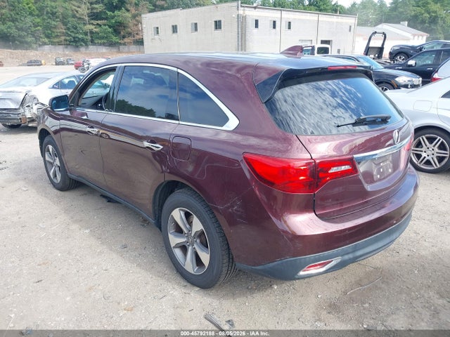 2014 Acura Mdx მანქანა იყიდება აუქციონზე, vin: 5FRYD4H22EB045260, აუქციონის ნომერი: 45792188