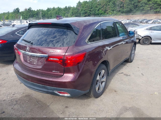 2014 Acura Mdx მანქანა იყიდება აუქციონზე, vin: 5FRYD4H22EB045260, აუქციონის ნომერი: 45792188