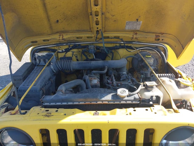 2004 Jeep Wrangler X მანქანა იყიდება აუქციონზე, vin: 1J4FA39S04P796849, აუქციონის ნომერი: 45792250