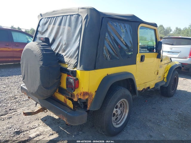 2004 Jeep Wrangler X მანქანა იყიდება აუქციონზე, vin: 1J4FA39S04P796849, აუქციონის ნომერი: 45792250