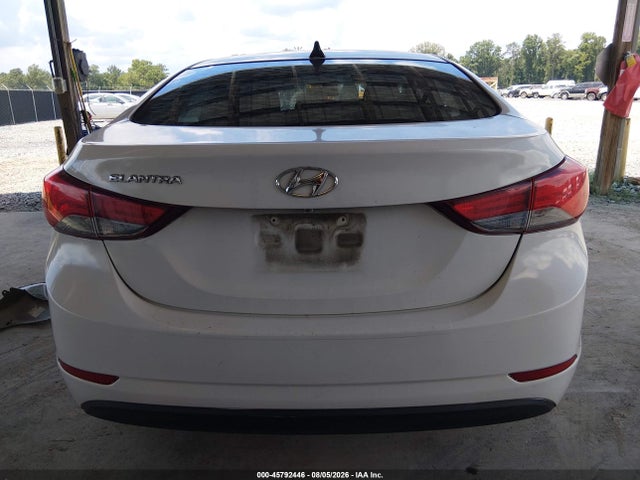 2016 Hyundai Elantra Value Edition მანქანა იყიდება აუქციონზე, vin: 5NPDH4AE6GH747322, აუქციონის ნომერი: 45792446