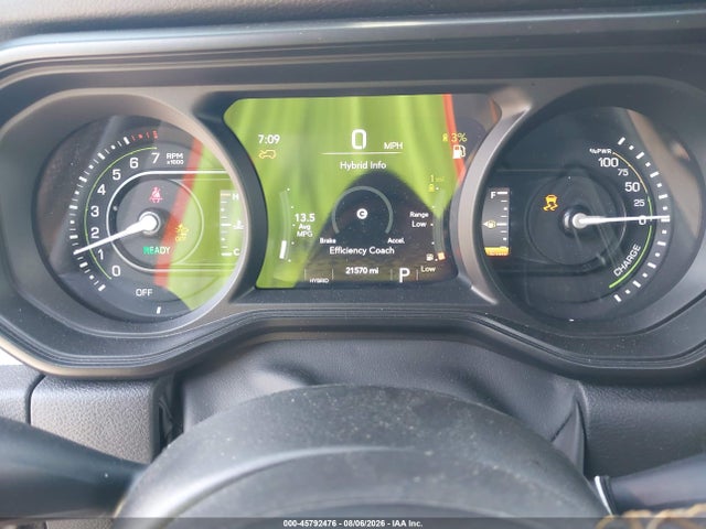 Aukcja sprzedaży 2024 Jeep Wrangler 4xe Willys 4xe, vin: 1C4RJXN62RW186483, numer aukcji: 45792476