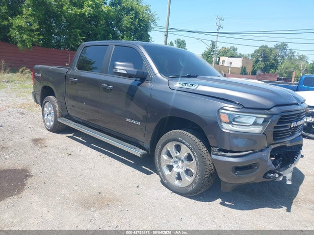 45792478 :رقم المزاد ، 1C6SRFFT3KN731215 vin ، 2019 Ram 1500 Big Horn/lone Star  4x4 5'7 Box مزاد بيع