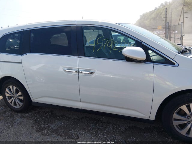 2016 Honda Odyssey Ex-l მანქანა იყიდება აუქციონზე, vin: 5FNRL5H61GB040832, აუქციონის ნომერი: 45792589