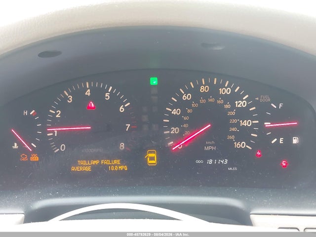 45792629 :رقم المزاد ، JTHBN30F830114217 vin ، 2003 Lexus Ls 430 مزاد بيع