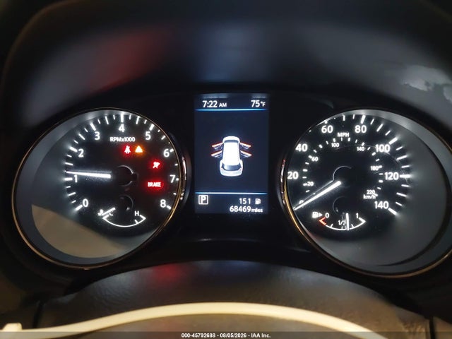 2019 Nissan Rogue Sv მანქანა იყიდება აუქციონზე, vin: KNMAT2MV6KP560371, აუქციონის ნომერი: 45792688