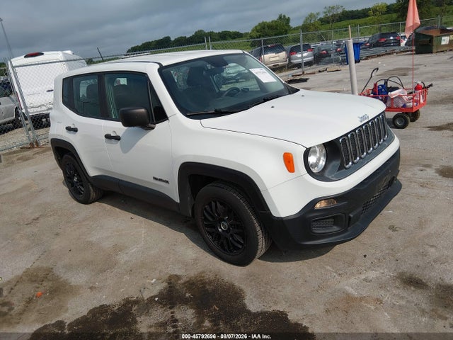 2017 Jeep Renegade Sport მანქანა იყიდება აუქციონზე, vin: ZACCJAAB0HPF66651, აუქციონის ნომერი: 45792696