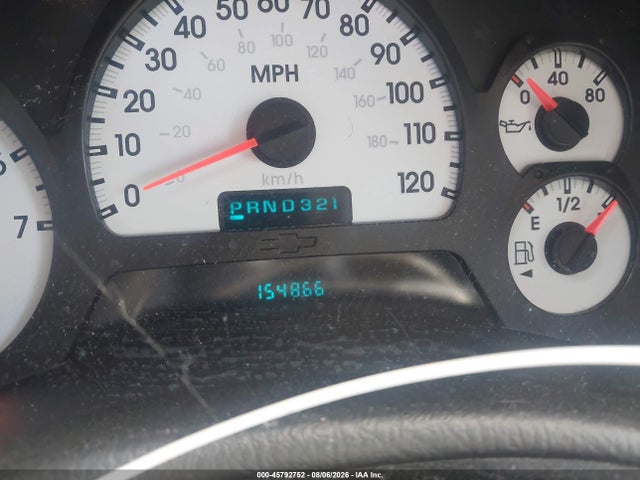 Auction sale of the 2005 Chevrolet Trailblazer Ext Ls, vin: 1GNET16S356110404, lot number: 45792752
