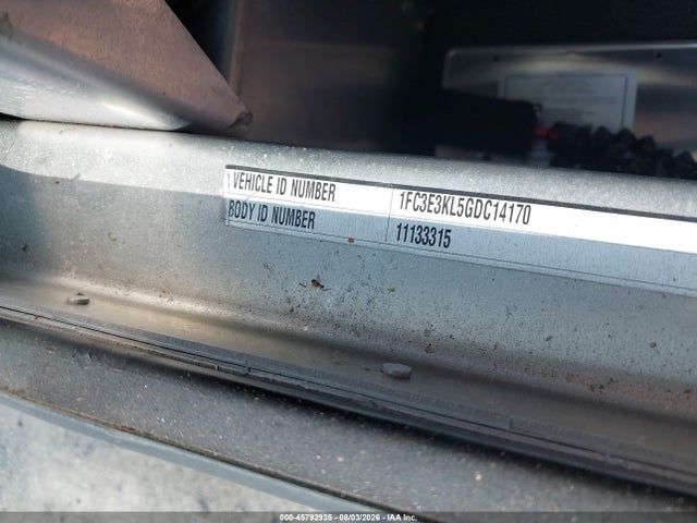 Продаж на аукціоні авто 2016 Ford E-350 Stripped, vin: 1FC3E3KL5GDC14170, номер лоту: 45792935