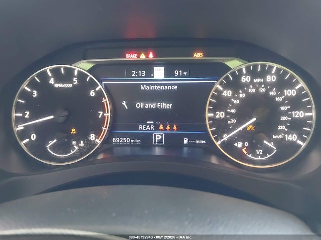 1N4BL4DW4PN315568 Nissan Altima Sv Intelligent Awd