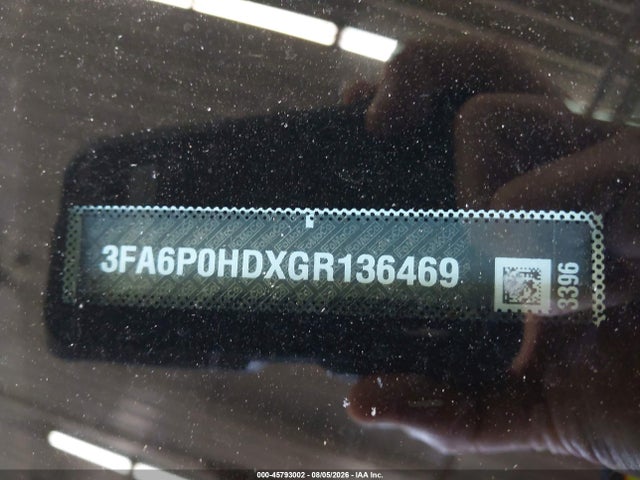 Aukcja sprzedaży 2016 Ford Fusion Se, vin: 3FA6P0HDXGR136469, numer aukcji: 45793002