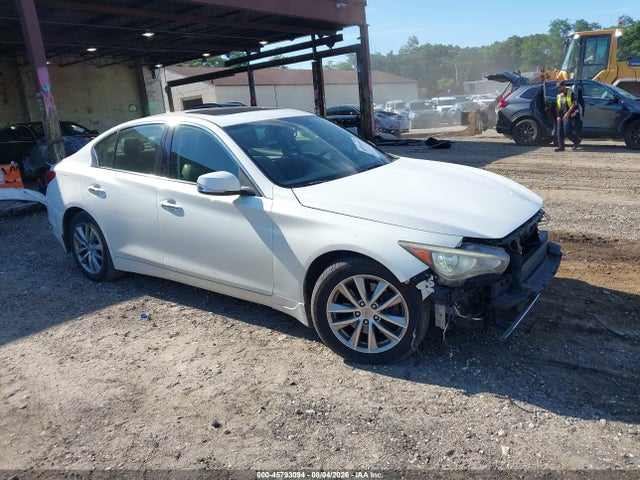 2014 Infiniti Q50 Premium მანქანა იყიდება აუქციონზე, vin: JN1BV7AR3EM685078, აუქციონის ნომერი: 45793094