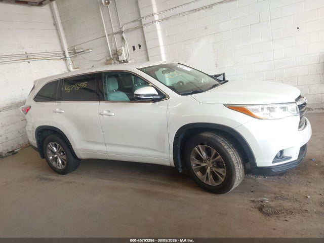 45793255 :رقم المزاد ، 5TDBKRFH9FS204368 vin ، 2015 Toyota Highlander Le Plus V6 مزاد بيع