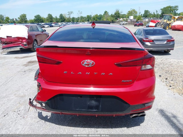 Продаж на аукціоні авто 2020 Hyundai Elantra Sport, vin: KMHD04LB8LU070294, номер лоту: 45793383