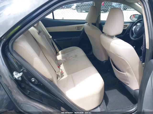 2015 Toyota Corolla Le მანქანა იყიდება აუქციონზე, vin: 2T1BURHE6FC429370, აუქციონის ნომერი: 45793537
