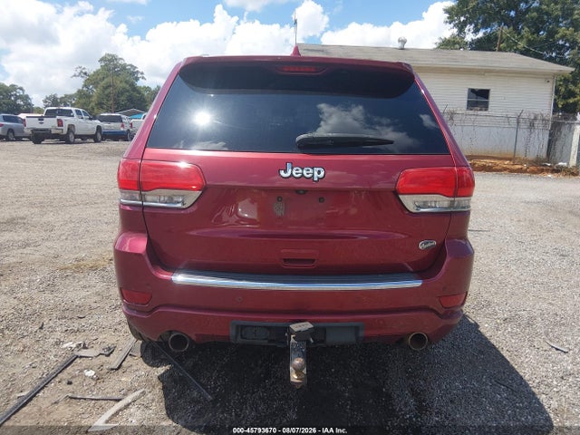 Продажа на аукционе авто 2014 Jeep Grand Cherokee Overland, vin: 1C4RJECT3EC400857, номер лота: 45793670