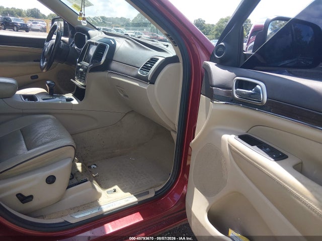 Продажа на аукционе авто 2014 Jeep Grand Cherokee Overland, vin: 1C4RJECT3EC400857, номер лота: 45793670