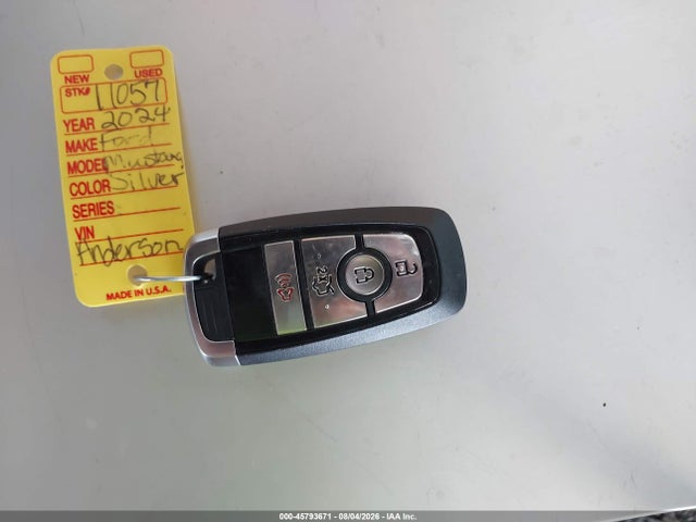 45793671 :رقم المزاد ، 1FA6P8TH5R5118489 vin ، 2024 Ford Mustang Ecoboost Fastback مزاد بيع