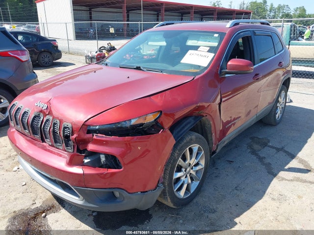 2014 Jeep Cherokee Limited მანქანა იყიდება აუქციონზე, vin: 1C4PJLDB3EW113664, აუქციონის ნომერი: 45793681