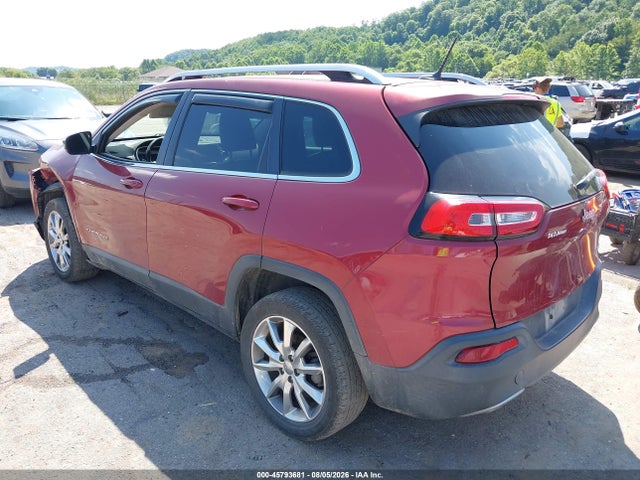 2014 Jeep Cherokee Limited მანქანა იყიდება აუქციონზე, vin: 1C4PJLDB3EW113664, აუქციონის ნომერი: 45793681