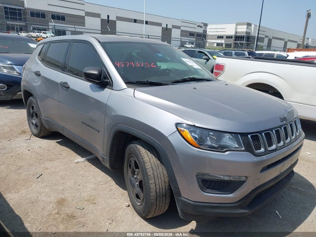 2020 Jeep Compass Sport Fwd მანქანა იყიდება აუქციონზე, vin: 3C4NJCAB2LT253140, აუქციონის ნომერი: 45793756