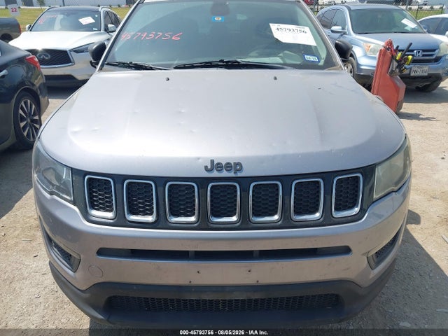 2020 Jeep Compass Sport Fwd მანქანა იყიდება აუქციონზე, vin: 3C4NJCAB2LT253140, აუქციონის ნომერი: 45793756