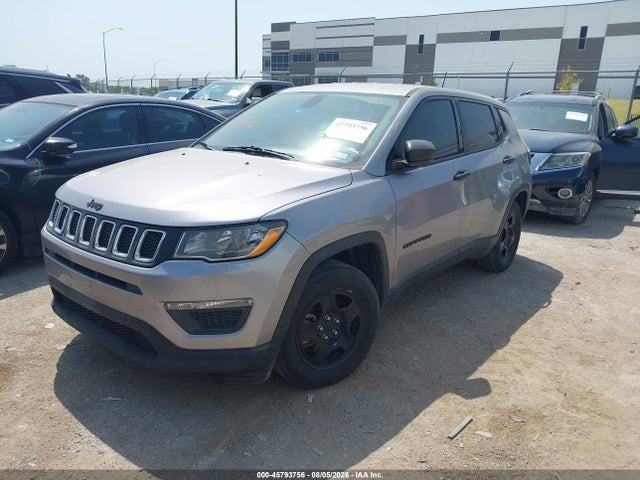 2020 Jeep Compass Sport Fwd მანქანა იყიდება აუქციონზე, vin: 3C4NJCAB2LT253140, აუქციონის ნომერი: 45793756