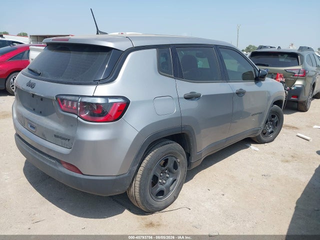 2020 Jeep Compass Sport Fwd მანქანა იყიდება აუქციონზე, vin: 3C4NJCAB2LT253140, აუქციონის ნომერი: 45793756