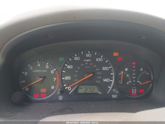 45793833 :رقم المزاد ، 1HGCG56631A038966 vin ، 2001 Honda Accord 2.3 Ex مزاد بيع