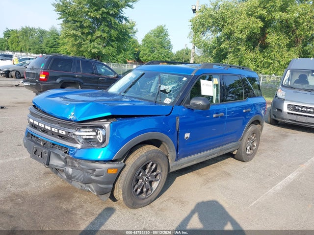 45793890 :رقم المزاد ، 3FMCR9B65NRE22910 vin ، 2022 Ford Bronco Sport Big Bend مزاد بيع