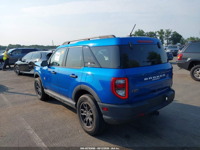 45793890 :رقم المزاد ، 3FMCR9B65NRE22910 vin ، 2022 Ford Bronco Sport Big Bend مزاد بيع