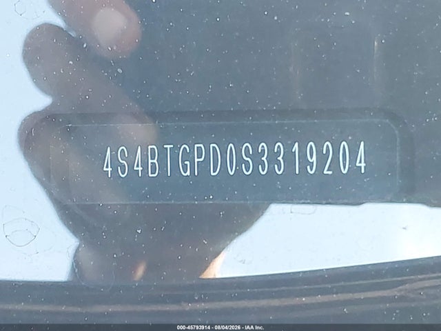 2025 Subaru Outback Touring Xt მანქანა იყიდება აუქციონზე, vin: 4S4BTGPD0S3319204, აუქციონის ნომერი: 45793914