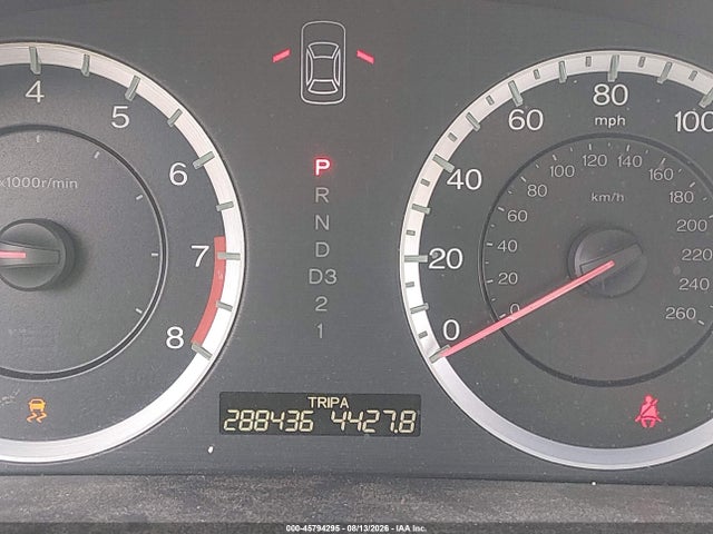 2011 Honda Accord 3.5 Ex-l მანქანა იყიდება აუქციონზე, vin: 1HGCP3F87BA017836, აუქციონის ნომერი: 45794295