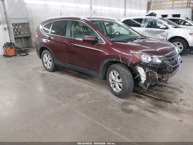 45794332 :رقم المزاد ، 5J6RM4H73EL116717 vin ، 2014 Honda Cr-v Ex-l مزاد بيع