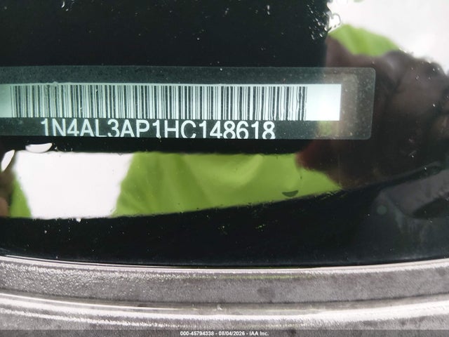Продажа на аукционе авто 2017 Nissan Altima 2.5 Sv, vin: 1N4AL3AP1HC148618, номер лота: 45794338
